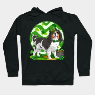 Cavalier King Charles Spaniel St Patricks Day Leprechaun Hoodie